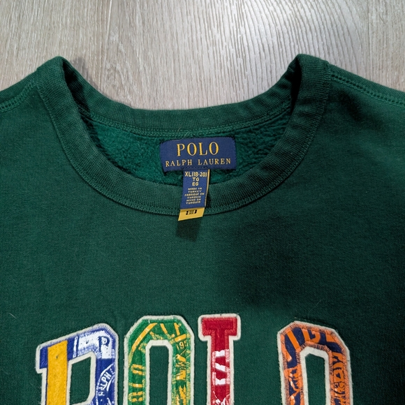 Polo by Ralph Lauren Forest Green Crewneck Sweater - Picture 2 of 3